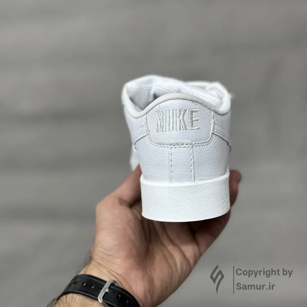 گالری تصاویر کتونی نایک بلیزر سفید ساق کوتاه